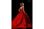 Rachel Allan 10356 Back Bow Beaded Cold-Shoulder Dress