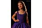 Rachel Allan 10356 Back Bow Beaded Cold-Shoulder Dress