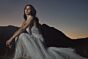 Willowby 54725 Zoe Tie Halter Neck Lace Wedding Gown