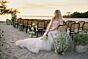 Locket 15610 Pompom Ruched Corset Tulle and Organza Bridal Dress