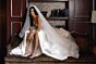 Locket 16231 Nigella Lace-Up Back Strapless Brocade Bridal Gown