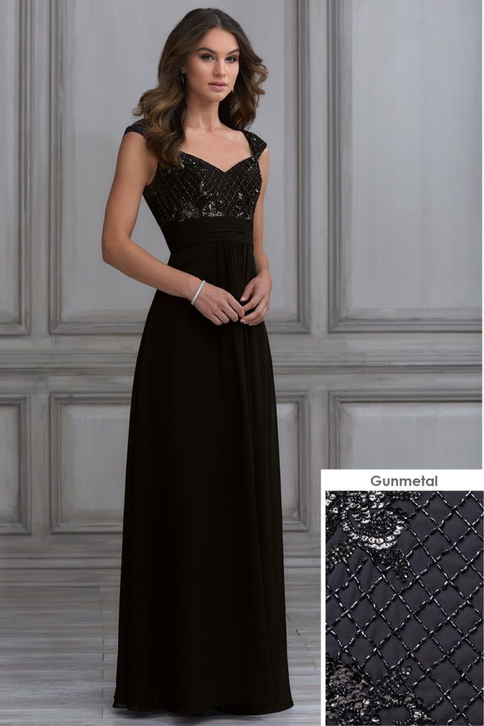 Adrianna Papell 40131 Cap Sleeve Bridesmaid Dress - Stock Only ...
