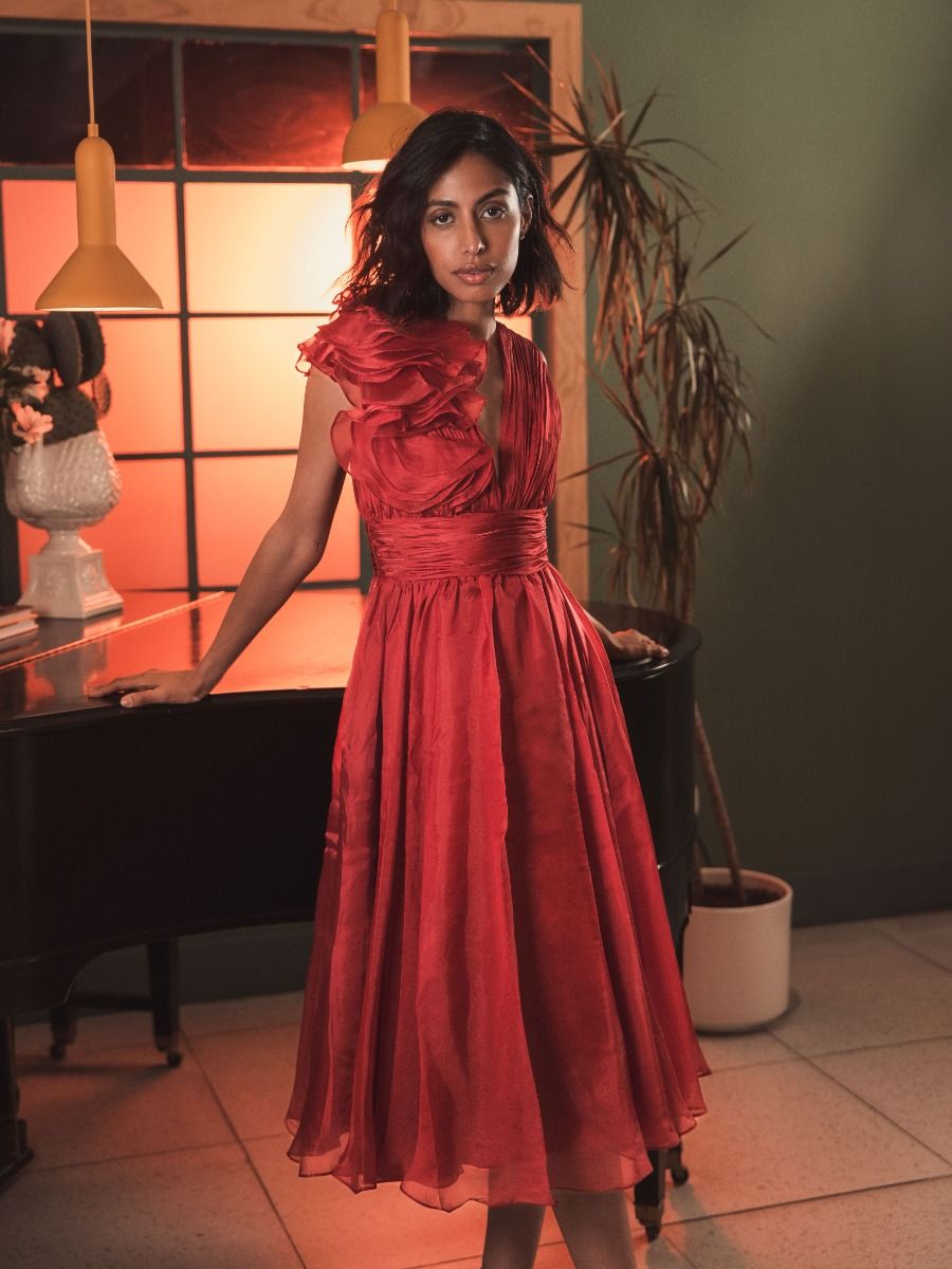 mac duggal red dress