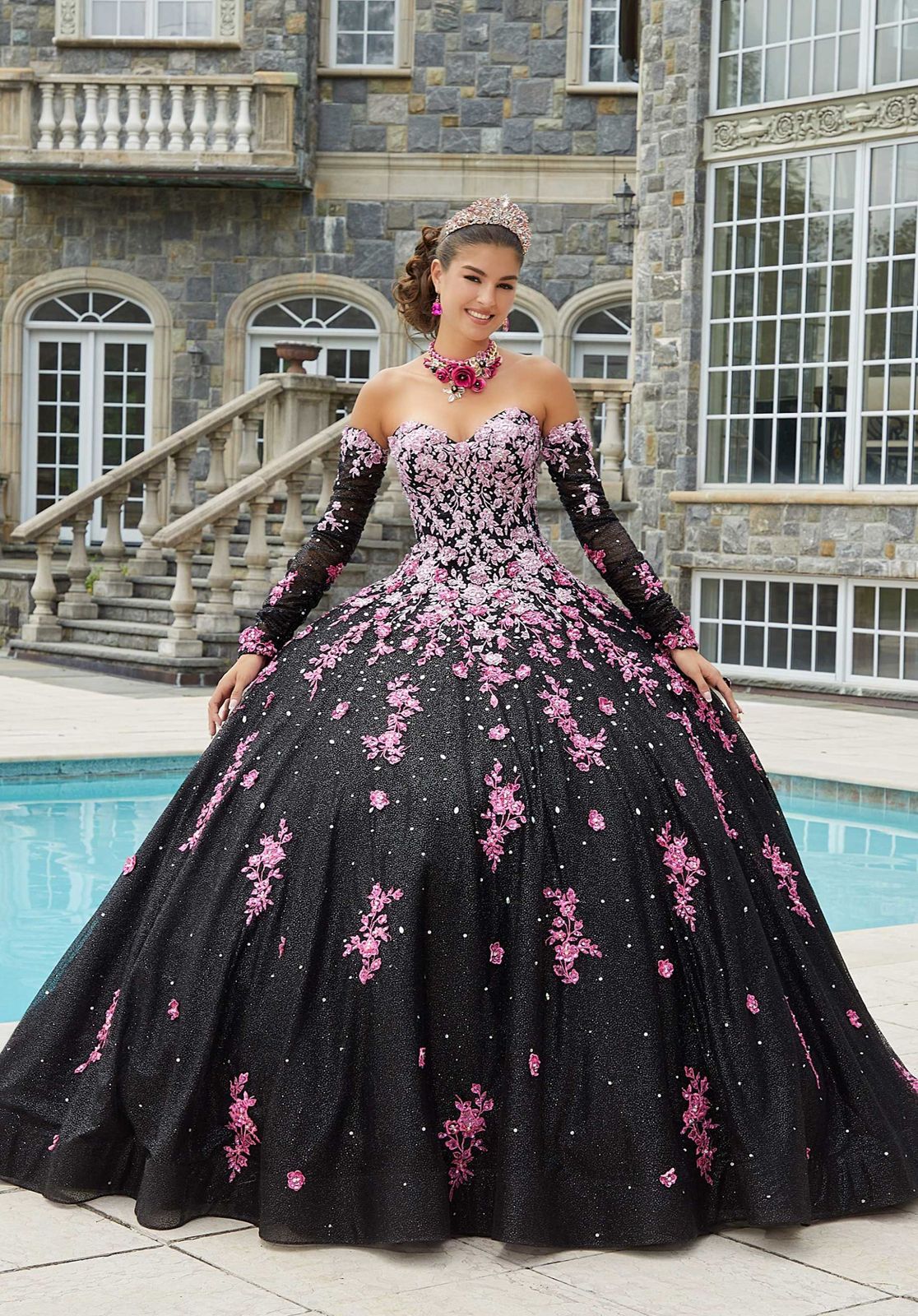 Black Quinceañera Dresses | Princesa by Ariana Vara