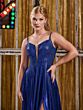 Tiffany Designs 16189 Plunging Neck Beaded A-Line Dress