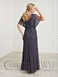 Christina Wu 17943 Batwing Sleeve Formal Gown