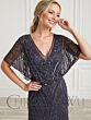 Christina Wu 17943 Batwing Sleeve Formal Gown