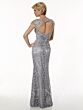 Christina Wu 20176 Pleated Waist Cap Sleeve Dress