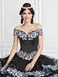 House of Wu 24062 Tiered Skirt Quinceanera Dress