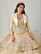 House of Wu 24082 Ruffle Skirt Strapless Quinceanera Dress