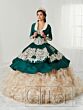 House of Wu 24082 Ruffle Skirt Strapless Quinceanera Dress