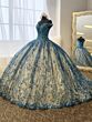 Peacock/Champagne