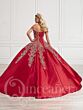 House of Wu 26963 Portrait Neckline Quinceanera Gown