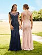 Christina Wu 40548 Sheer Back Illusion Neckline Dress