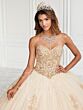 House of Wu 56386 Strapless Sweetheart Neckline Quinceanera Dress