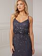 Adrianna Papell 40407 Blouson Top Embellished Dress