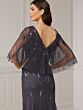 Christina Wu 40555 Cape Sleeve Embellished Dress