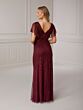 Christina Wu 40556 Flare Sleeve Scoop Neck Dress