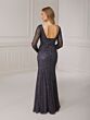 Adrianna Papell 40420 Square Neckline Illusion Sleeve Dress - Stock Only