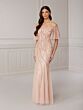 Christina Wu 40557 Off The Shoulder Flutter Sleeve Dress