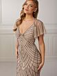 Adrianna Papell 40424 Illusion Back Flutter Sleeve Dress - Stock Only