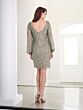 Adrianna Papell 40458 Bishop Sleeve Bateau Neck Dress - Stock Only