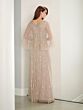 Adrianna Papell 40462 Cape Sleeve V-Neck Dress - Stock Only