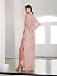 Adrianna Papell 40465 Scoop Back Cutaway Slit Dress - Stock Only