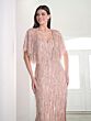 Adrianna Papell 40465 Scoop Back Cutaway Slit Dress - Stock Only