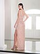 Adrianna Papell 40465 Scoop Back Cutaway Slit Dress - Stock Only
