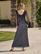 Adrianna Papell 40488 Cowl Back Embellished Dress - Stock Only