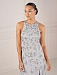 Adrianna Papell 40431 Jewel Neckline Floral Dress - Stock Only