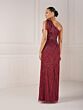 Adrianna Papell 40432 Back Slit One Shoulder Dress - Stock Only