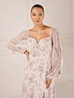 Adrianna Papell 40440 Bishop Sleeves Sweetheart Neck Dress - Stock Only