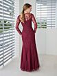 Adrianna Papell 40469 Godet Skirt Illusion Sleeve Dress - Stock Only