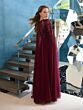 Adrianna Papell 40476 Sheer Beaded Cape - Stock Only