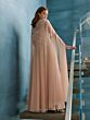 Adrianna Papell 40476 Sheer Beaded Cape - Stock Only