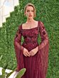 Adrianna Papell 40480 Split Sleeve Square Neck Dress - Stock Only