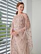 Adrianna Papell 40483 Sheer Sleeve Back Slit Dress - Stock Only