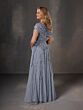 Christina Wu 40570 Asymmetrical Neckline Floral Dress
