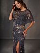 Christina Wu 40572 Cape Sleeve Embellished Dress