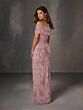 Christina Wu 40574 Back Slit Off The Shoulder Dress