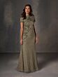 Adrianna Papell 40514 High Neck Embellished Dress