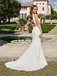Adrianna Papell 45037 Cutout Back High Slit Bridal Gown