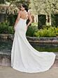 Adrianna Papell 31330W Applique Halter Neck Plus Size Bridal Gown