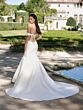 Adrianna Papell 31340W Sheer Back Mermaid Plus Size Bridal Gown