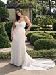 Adrianna Papell 31346W Lace Sweetheart Neck Plus Size Wedding Dress