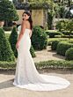 Adrianna Papell 31346W Lace Sweetheart Neck Plus Size Wedding Dress
