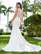 Adrianna Papell Luna Illusion Back Bridal Dress