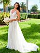 Adrianna Papell 31117 V-Neck Bridal Dress